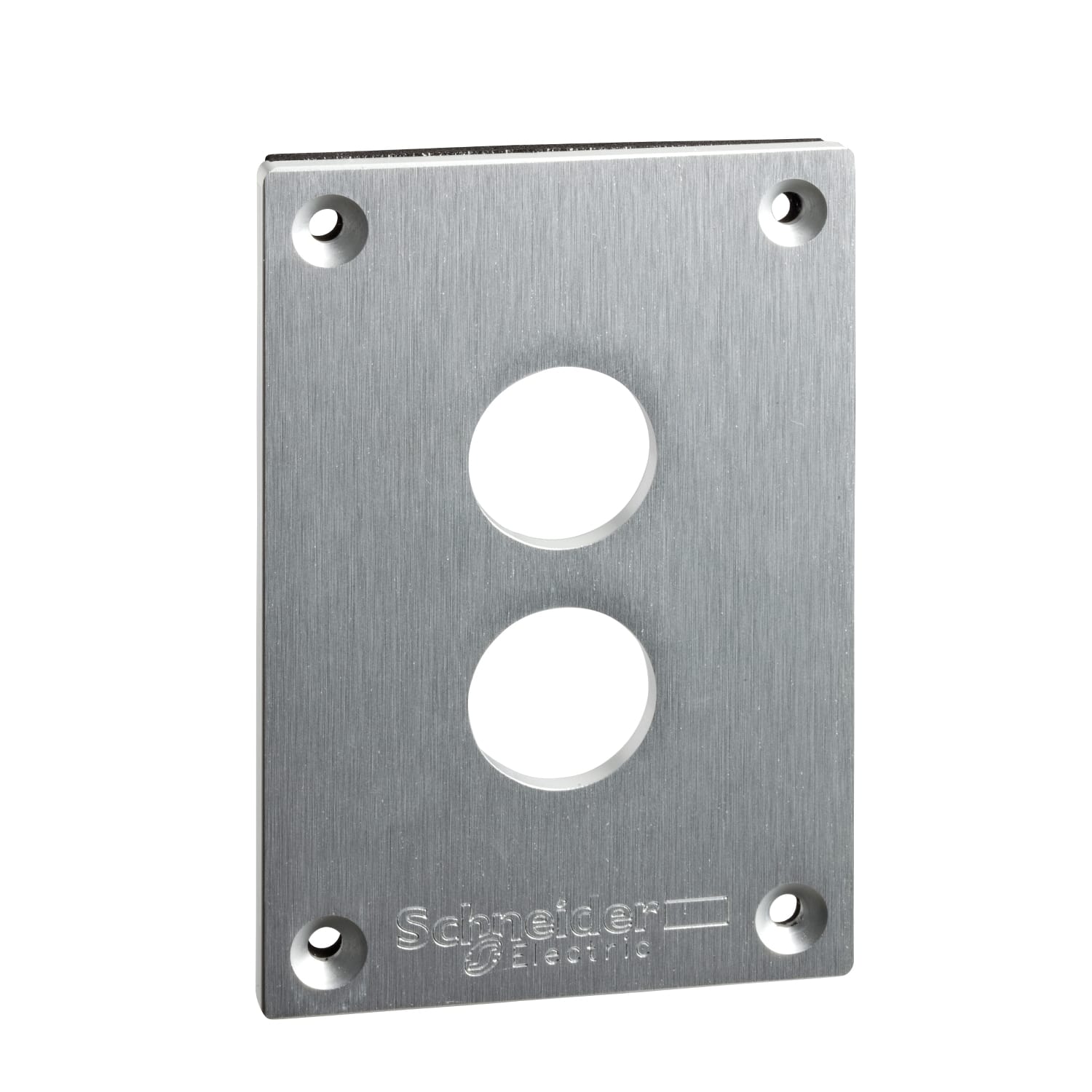 SCHNEIDER ELECTRIC - SNRXAPE302 PIASTRA FORATA METALLO 2 FORI ORIZZ.