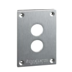 SCHNEIDER ELECTRIC - SNRXAPE302 PIASTRA FORATA METALLO 2 FORI ORIZZ.