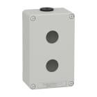 SCHNEIDER ELECTRIC - SNRXAPD2202 PULSANTIERA IN METALLO GRIGIA 2 FORI