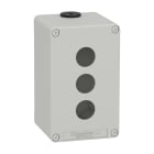 SCHNEIDER ELECTRIC - SNRXAPD2503 PULSANTIERA IN METALLO GRIGIA 3 FORI