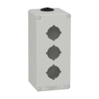 SCHNEIDER ELECTRIC - SNRXAPD3603 PULSANTIERA METALLO GRIGIA 2 FORI 30MM