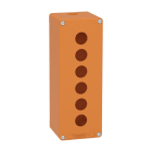 SCHNEIDER ELECTRIC - SNRXAPO4506 PULSANTIERA IN METALLO ARANCIONE 6 FORI