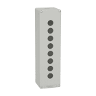 SCHNEIDER ELECTRIC - SNRXAPD5508 PULSANTIERA IN METALLO GRIGIA 8 FORI