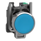 SCHNEIDER ELECTRIC - SNRXB4BA615 Pulsante, Harmony XB4, metallo, filoghiera, blu, 22 mm, ad impulso, senza marcatura, 1 NO, contatti Push-in