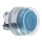 SCHNEIDER ELECTRIC - SNRZB4BP6 Testa pulsante Ø22 - sporgente—blu - (silicone trasparente)