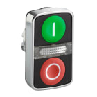 SCHNEIDER ELECTRIC - SNRZB4BW7A3741 TESTA PULSANTE A DOPPIO TASTO LUMINOSO