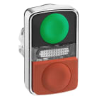 SCHNEIDER ELECTRIC - SNRZB4BW7L3740 TESTA PULSANTE A DOPPIO TASTO LUMINOSO