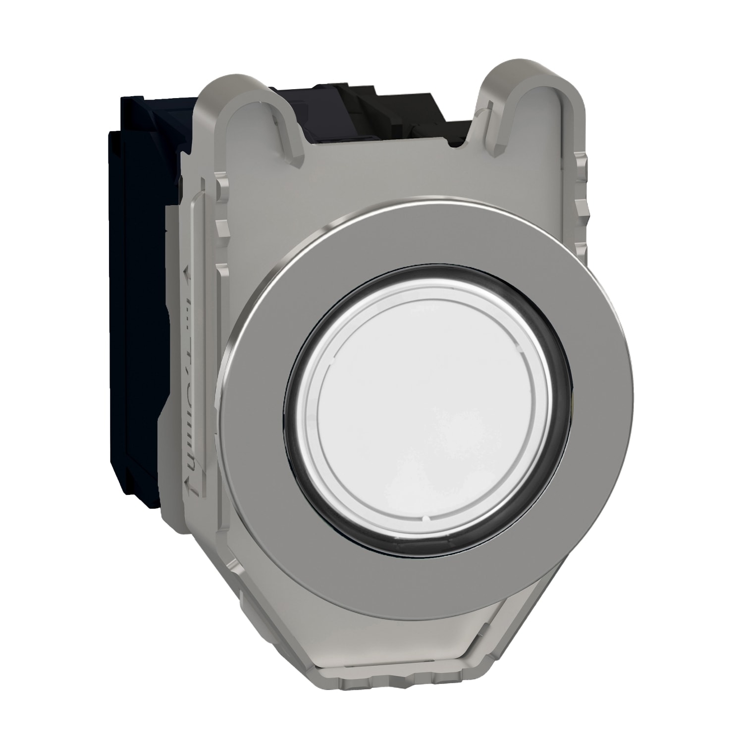 SCHNEIDER ELECTRIC - SNRXB4FW31B5 Pulsante luminoso bianco filopannello LED universale 24VAC/DC 1NO+1NC- Ø30