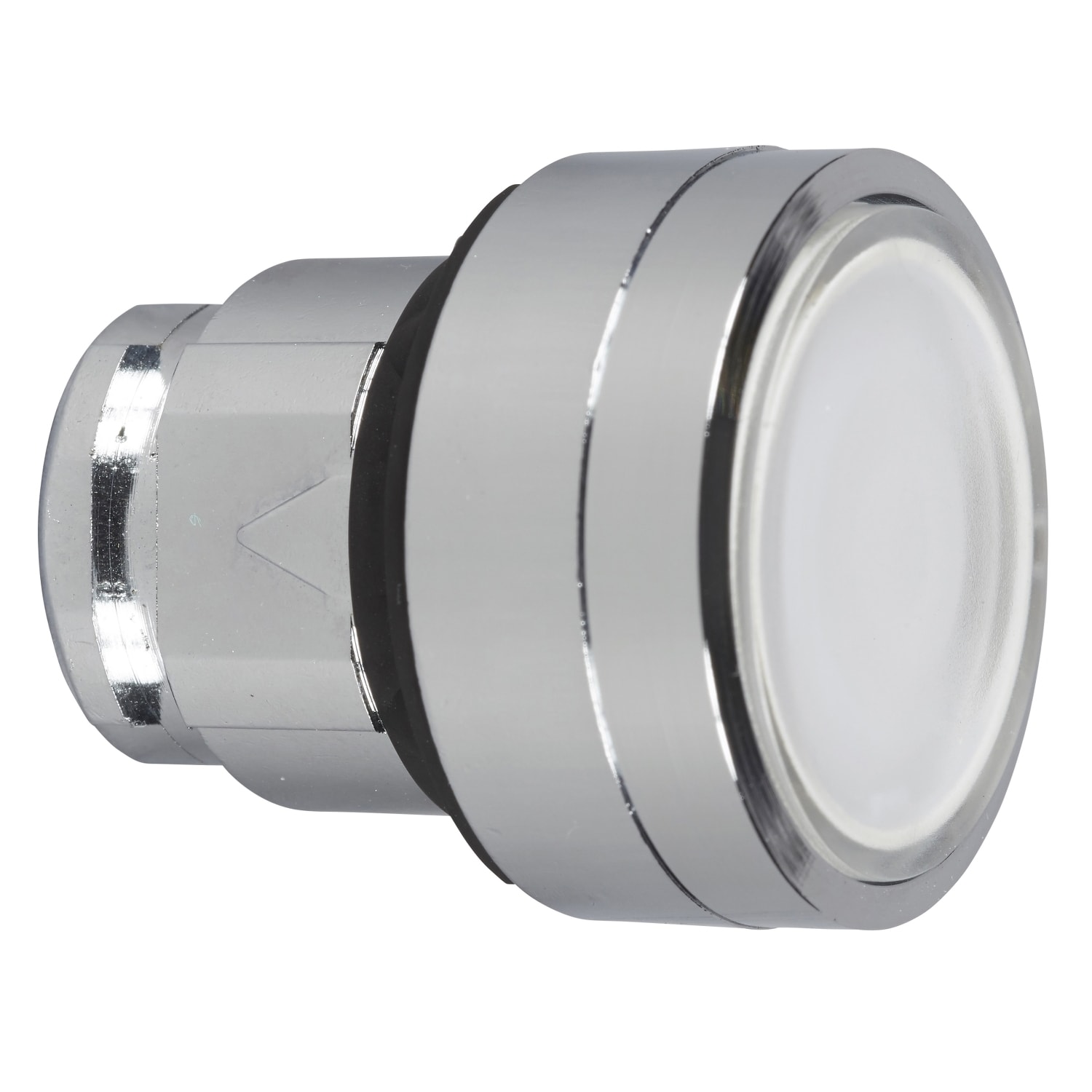 SCHNEIDER ELECTRIC - SNRZB4BA18 Testa pulsante luminoso Ø22 - bianco - per inserimento etichetta- per LED universale