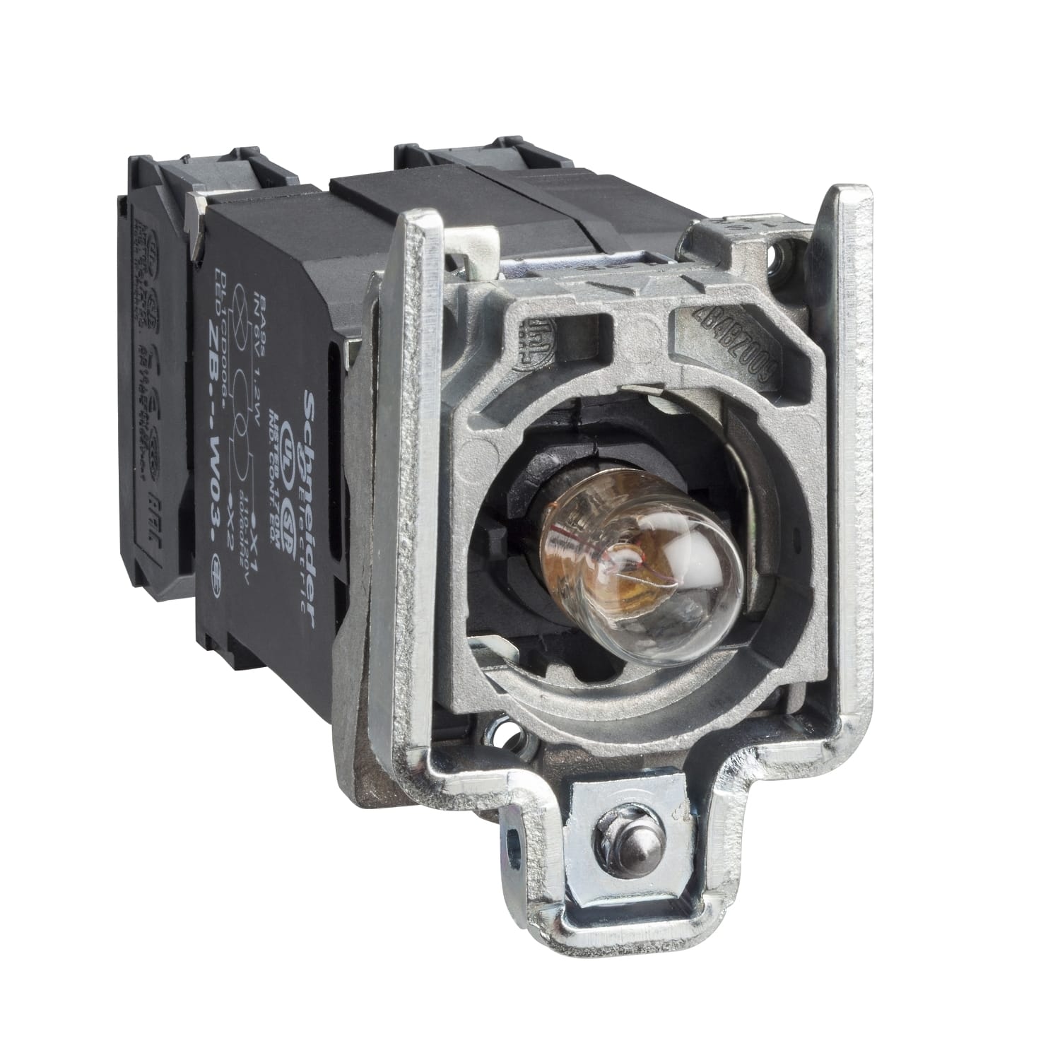 SCHNEIDER ELECTRIC - SNRZB4BW045 Hilfsschalterblock, D 22, Gluhlampe BA 9