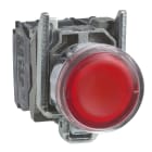 SCHNEIDER ELECTRIC - SNRXB4BW34G5 Pulsante luminoso rosso Ø22 - filoghiera ad impulso - 120V - 1NO+1NC- LED universale