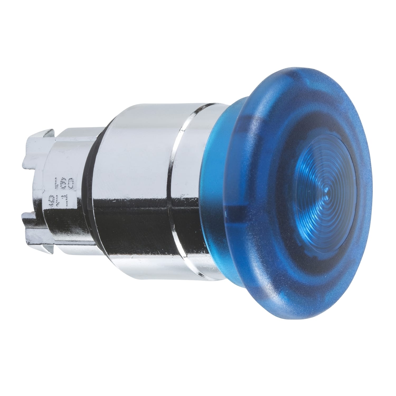 SCHNEIDER ELECTRIC - SNRZB4BW663 Testa pulsante a fungo luminoso Ø40 - PREMERE-TIRARE Ø22 - blu- per LED universale