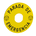 SCHNEIDER ELECTRIC - SNRZBY8430 ETICHETTA PARADA DE EMERGENCIA