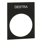 SCHNEIDER ELECTRIC - SNRZB2BY2609 TARGHETTA DESTRA