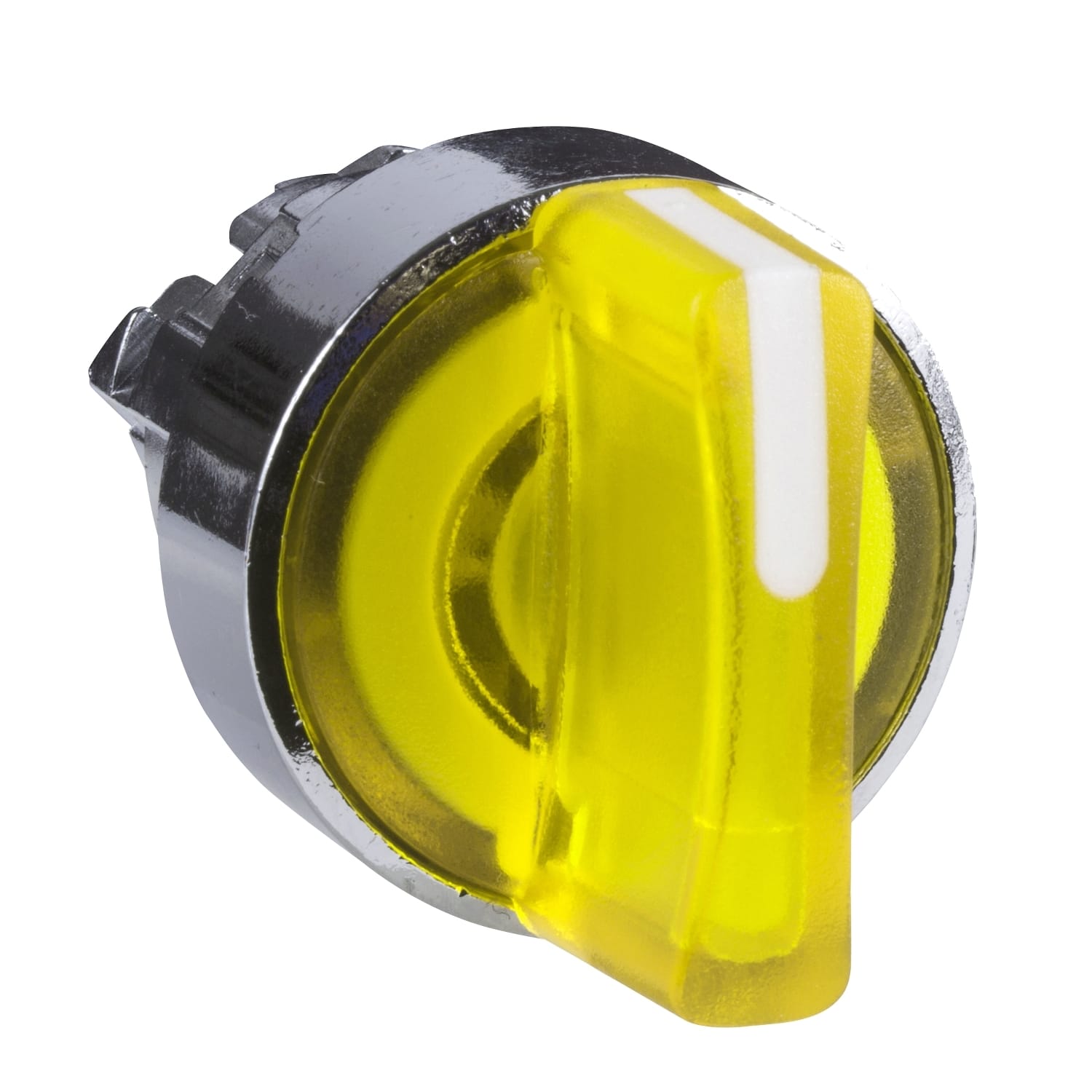 SCHNEIDER ELECTRIC - SNRZB4BK1283 Testa selettore luminoso giallo Ø22 - per LED universale