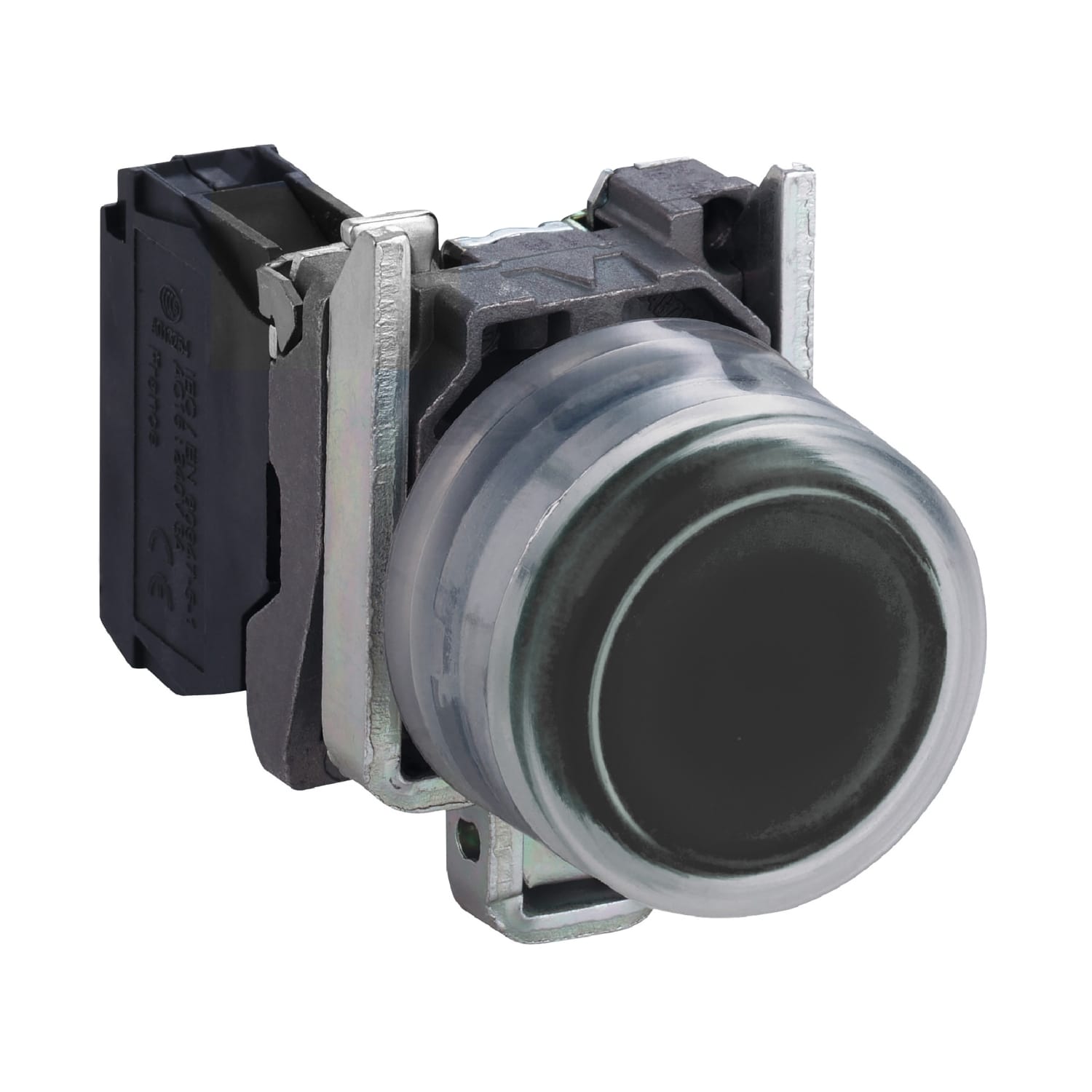 SCHNEIDER ELECTRIC - SNRXB4BP21 PULSANTE NERO CON CAPPUCCIO