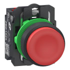 SCHNEIDER ELECTRIC - SNRXB5AL425 Pulsante, Harmony XB5, plastica, sporgente, rosso, 22 mm, ad impulso, senza marcatura, 1 NC, contatti Push-in
