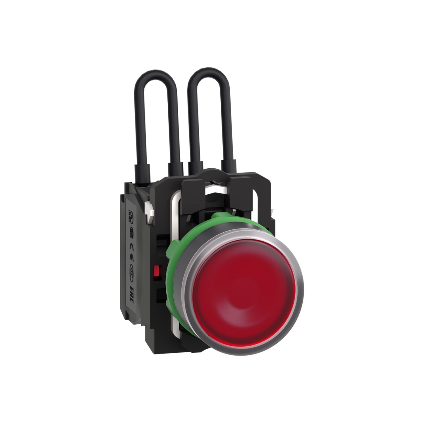 SCHNEIDER ELECTRIC - SNRXB5AW24B5 Pulsante di test lampada spia rossa 24V- Ø22