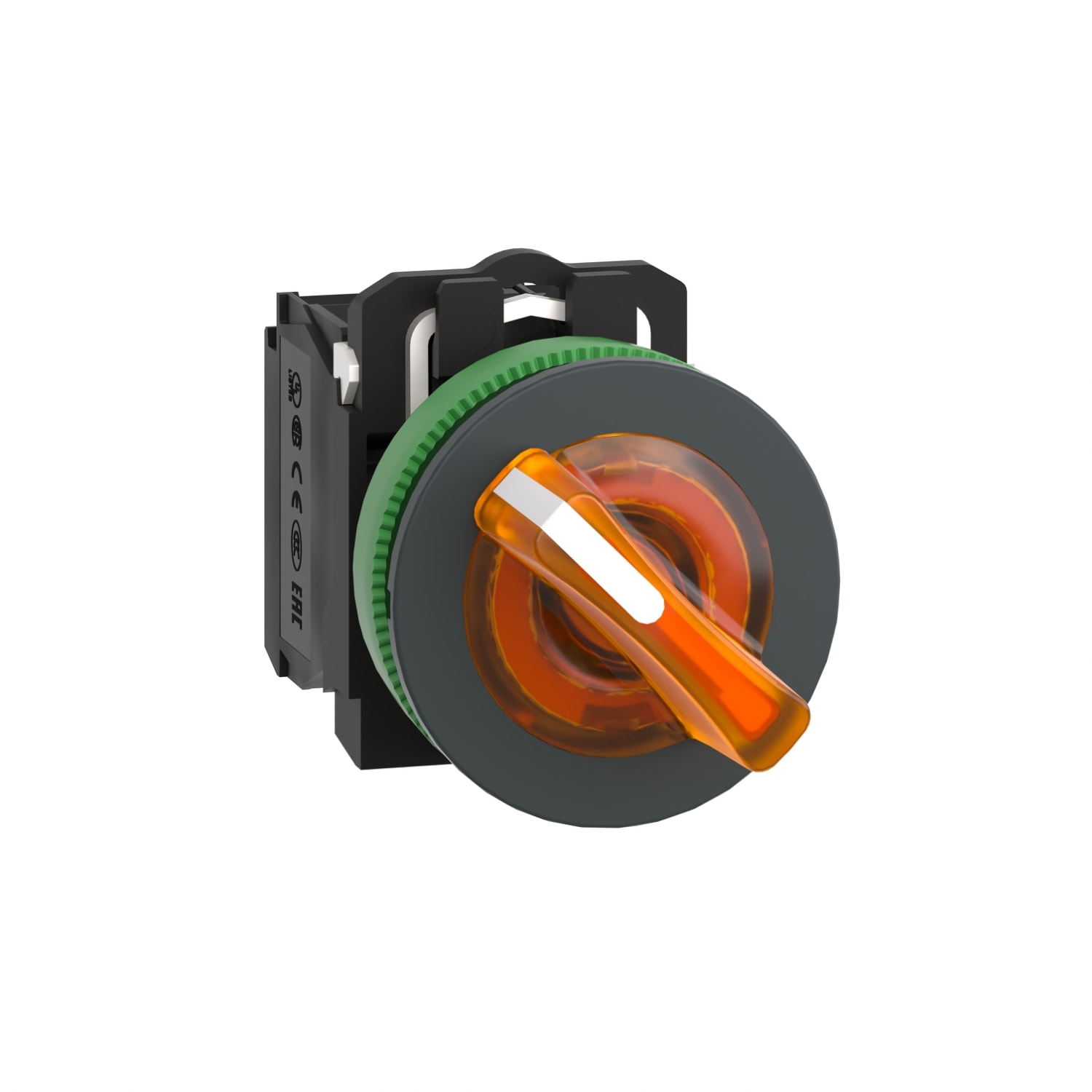 SCHNEIDER ELECTRIC - SNRXB5FK125G5 Selett.lum.aranc. 2pos.filopannello 120V
