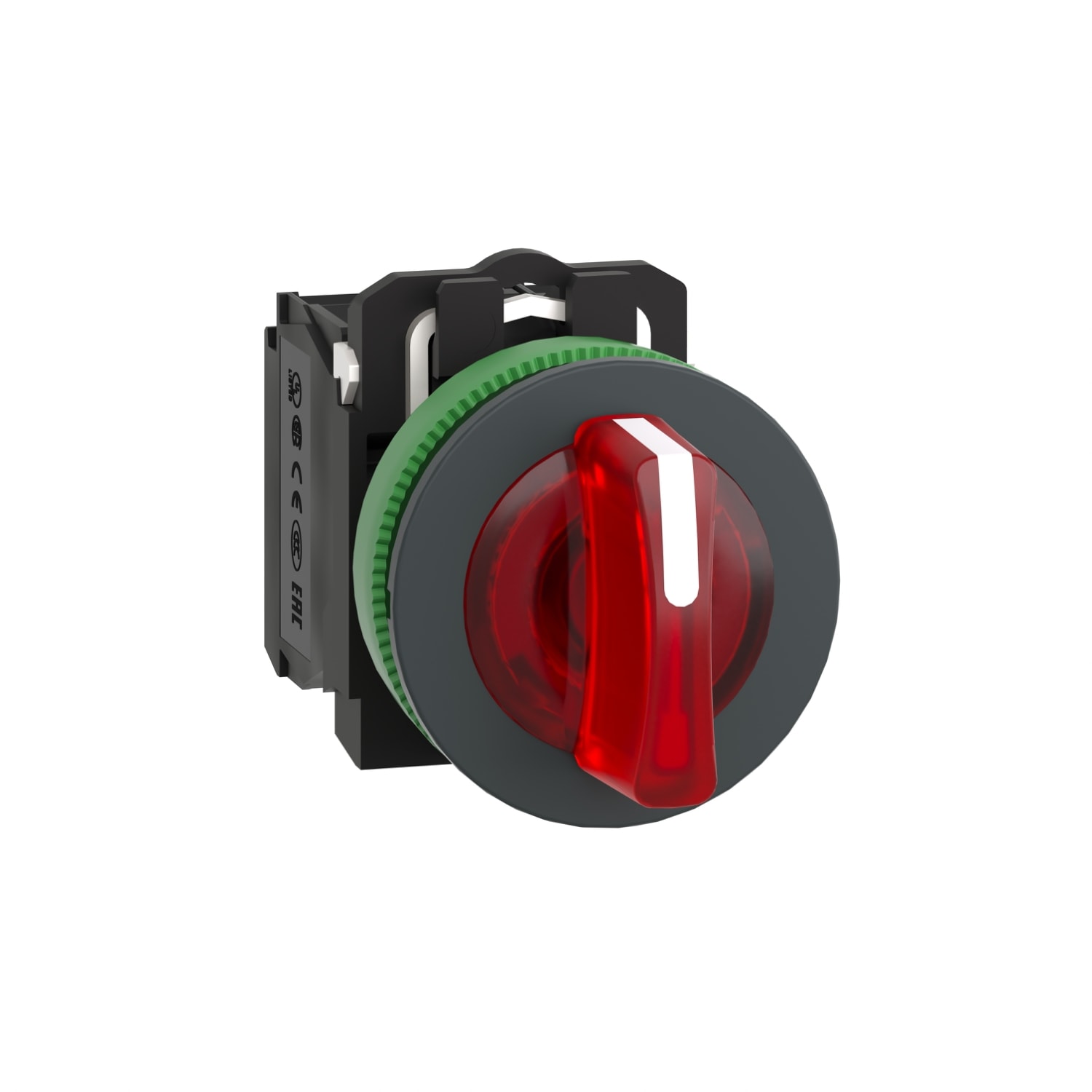 SCHNEIDER ELECTRIC - SNRXB5FK134G5 Selett. lum.rosso 3pos.filopannello 120V