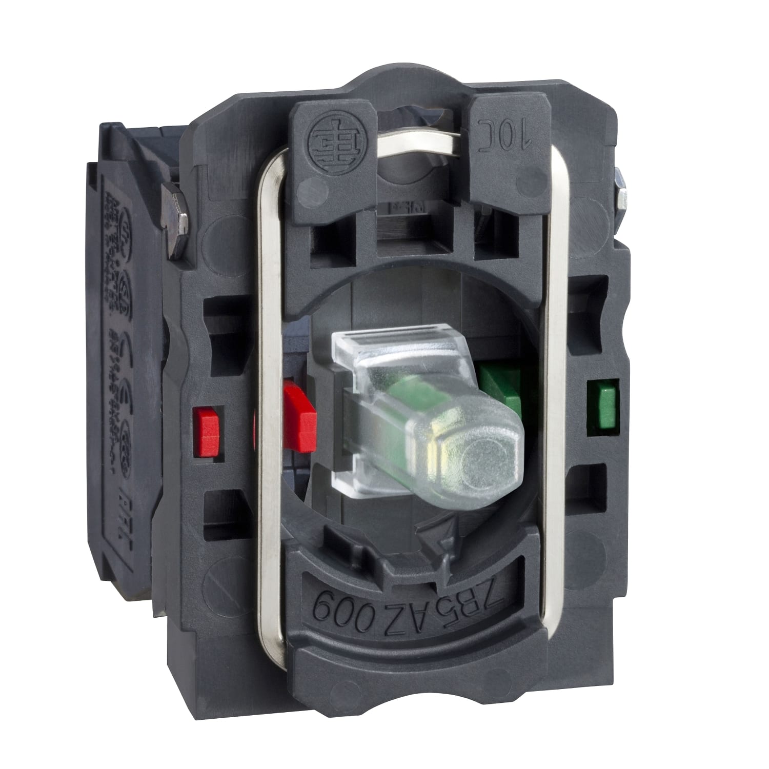 SCHNEIDER ELECTRIC - SNRZB5AW0G15 Corpo per pulsante luminoso Ø22 - LED universale 1NO+1NC