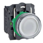 SCHNEIDER ELECTRIC - SNRXB5AW3165 Pulsante luminoso bianco Ø22 - filoghiera ad impulso - 250V - 1NA+1NC
