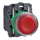 SCHNEIDER ELECTRIC - SNRXB5AW34B5 Pulsante luminoso rosso Ø22 - filoghiera ad impulso - 24Vac/dc - 1NA+1NC- LED universale