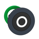 SCHNEIDER ELECTRIC - SNRZB5FA232 Testa pulsante nero filopannello Ø30 "O"