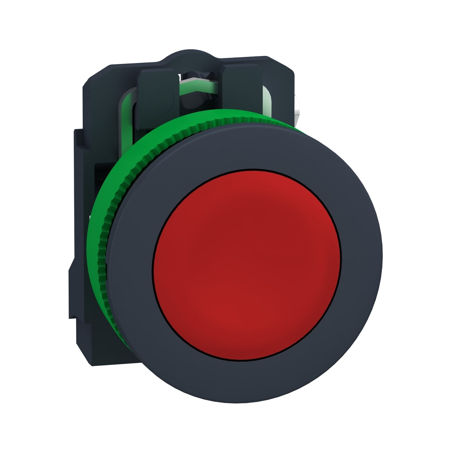 SCHNEIDER ELECTRIC - SNRXB5FA42 Harmony XB5, pulsante rosso filopannello, in plastica, ad impulso, Ø30 1NC