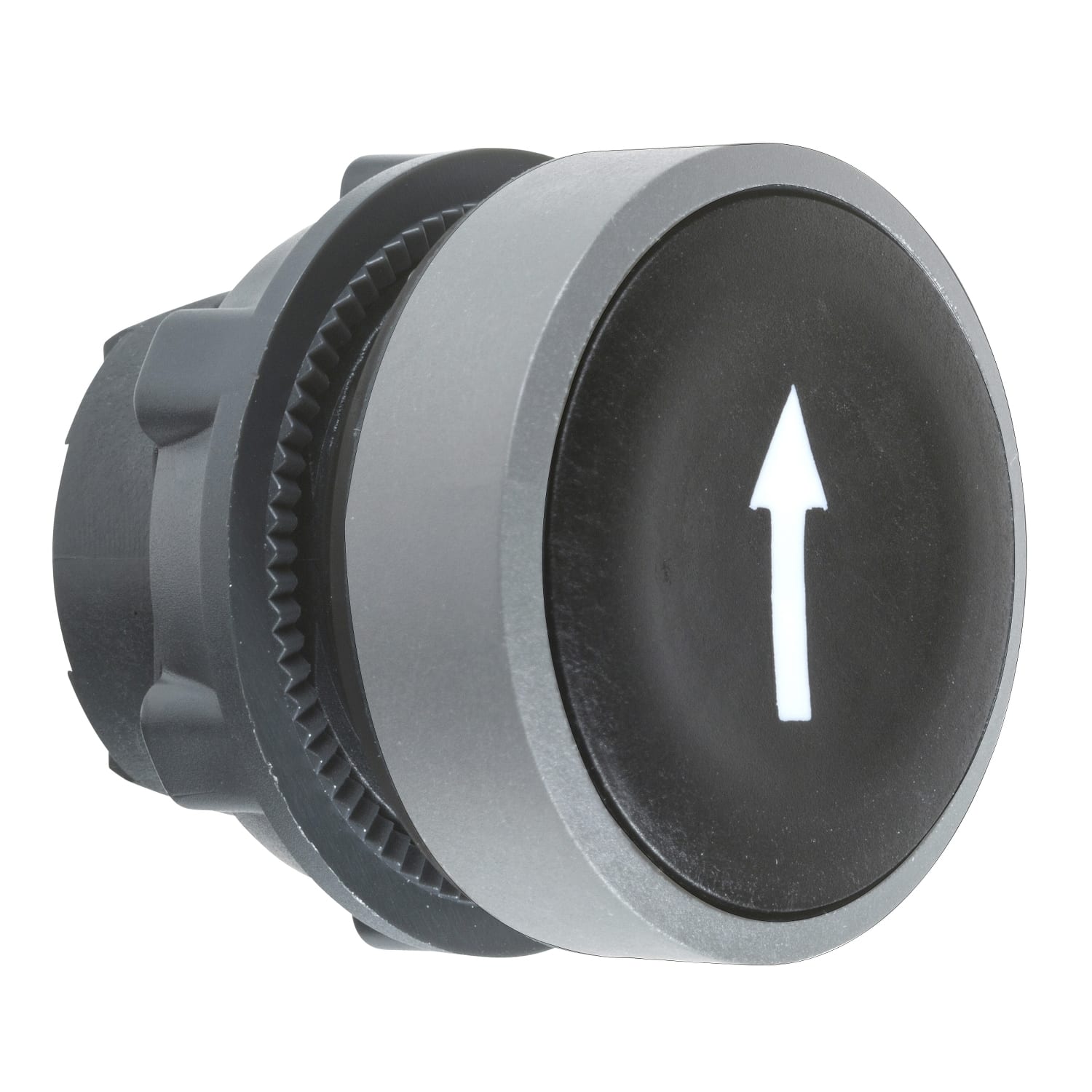 SCHNEIDER ELECTRIC - SNRZB5AA335C0 Testa puls. nero freccia ghiera grigia