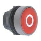 SCHNEIDER ELECTRIC - SNRZB5AA432C0 TESTA PULSANTE ROSSO 0 GHIERA GRIGIA