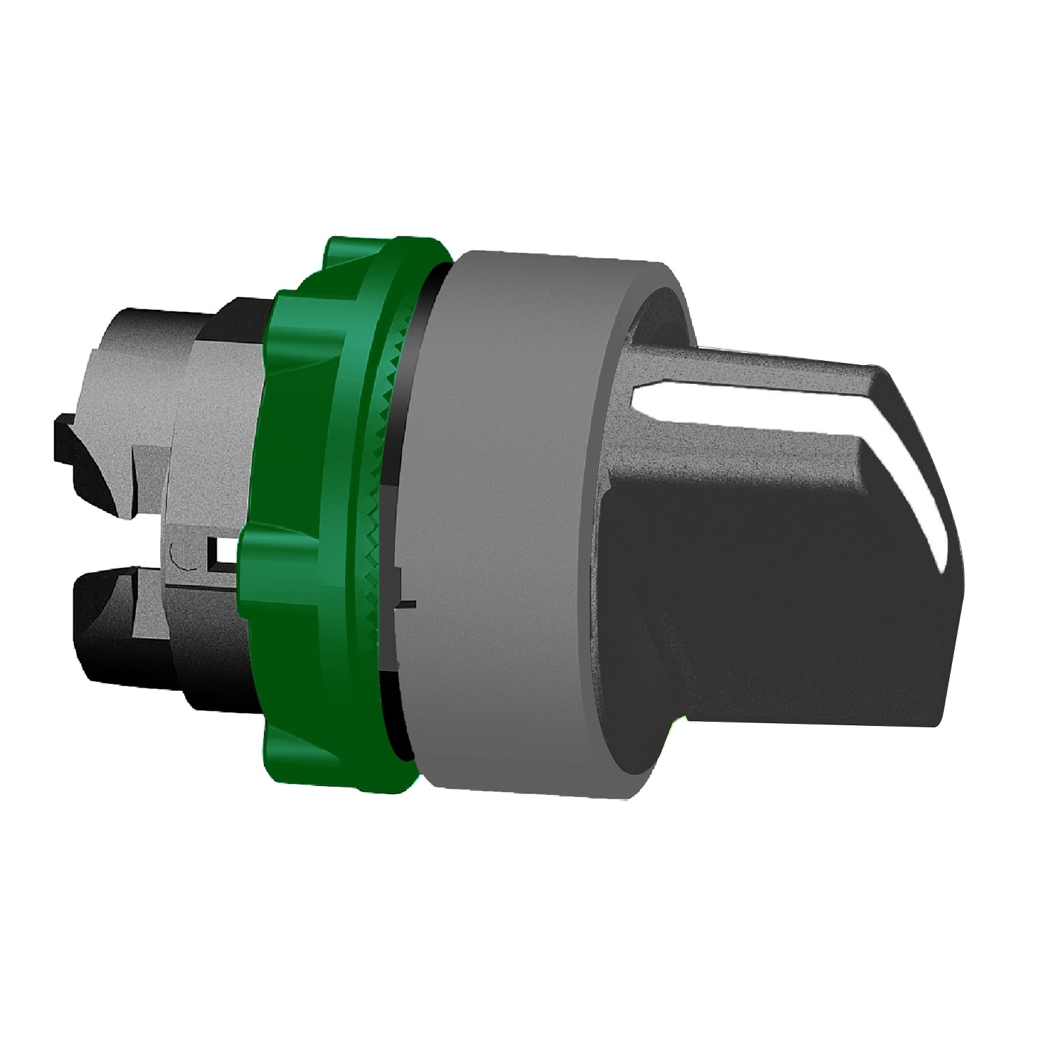 SCHNEIDER ELECTRIC - SNRZB5AD5C0 Testa selettore a leva 3 posizioni grigio