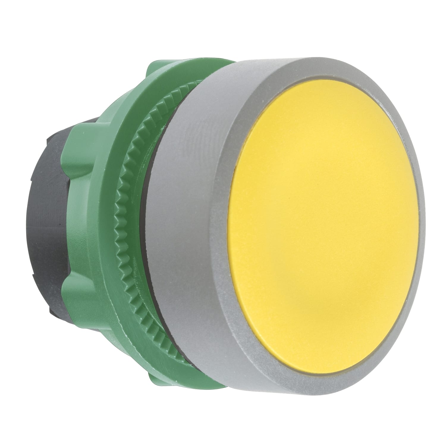SCHNEIDER ELECTRIC - SNRZB5AH05C0 Testa pulsante giallo ghiera grigia