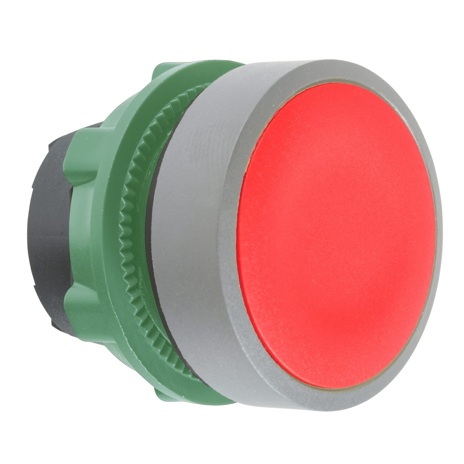 SCHNEIDER ELECTRIC - SNRZB5AH04C0 TESTA PULSANTE ROSSO GHIERA GRIGIA