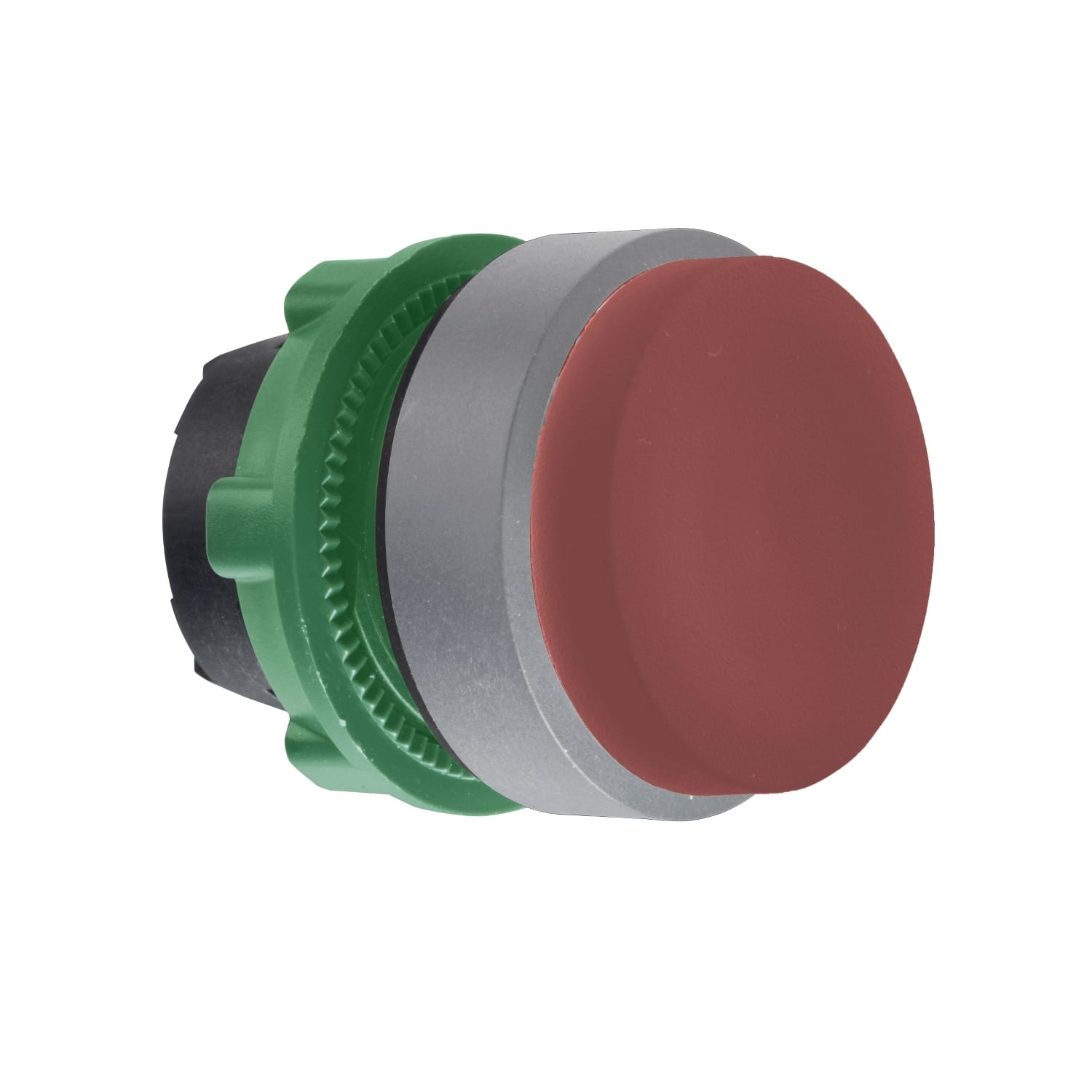 SCHNEIDER ELECTRIC - SNRZB5AH4C0 TESTA PULSANTE ROSSO GHIERA GRIGIA