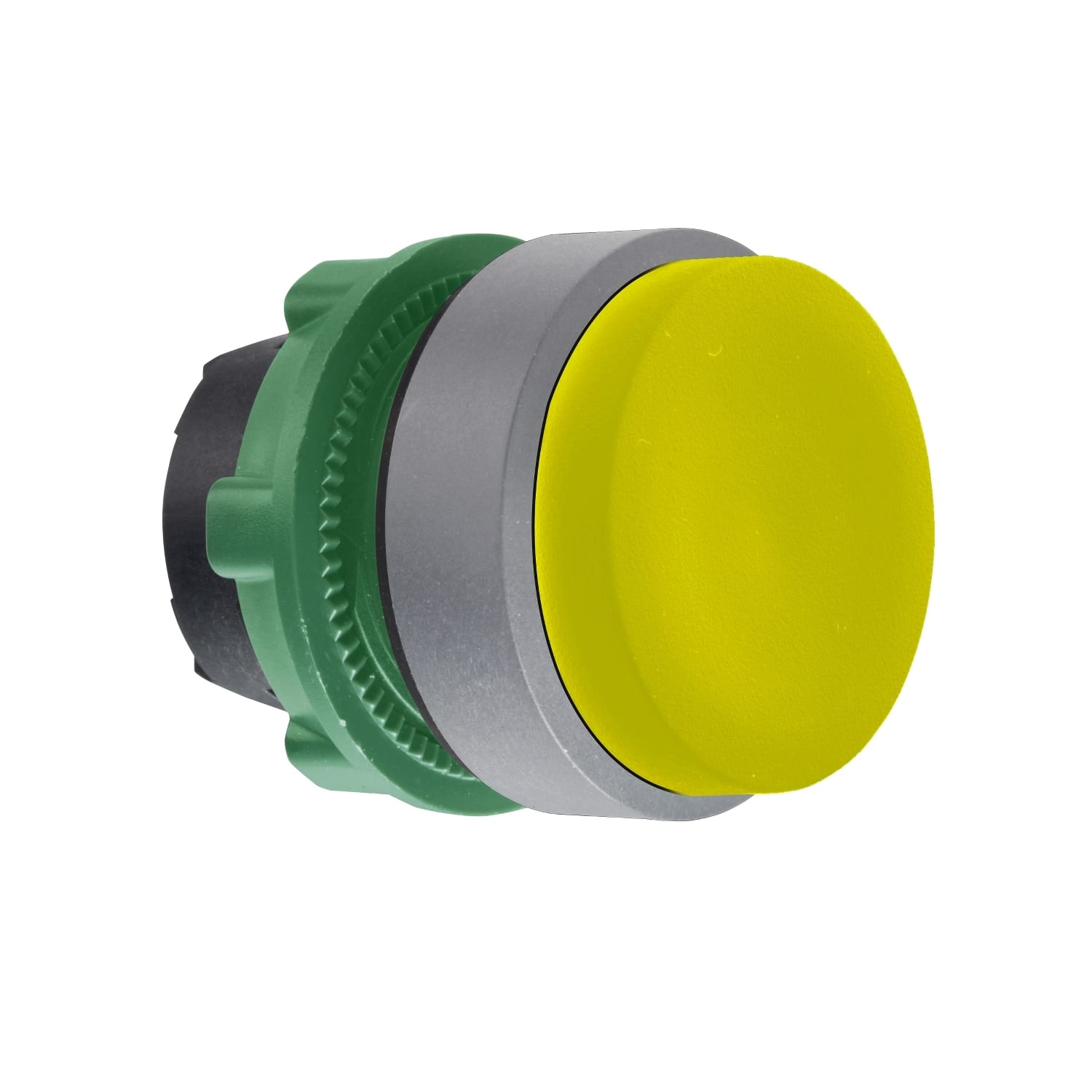 SCHNEIDER ELECTRIC - SNRZB5AH5C0 Testa pulsante giallo ghiera grigia