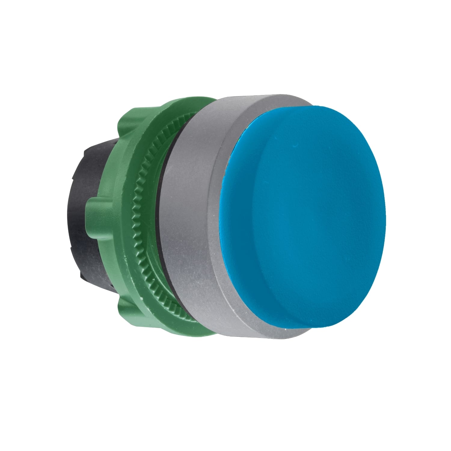 SCHNEIDER ELECTRIC - SNRZB5AH6C0 TESTA PULSANTE BLU GHIERA GRIGIA