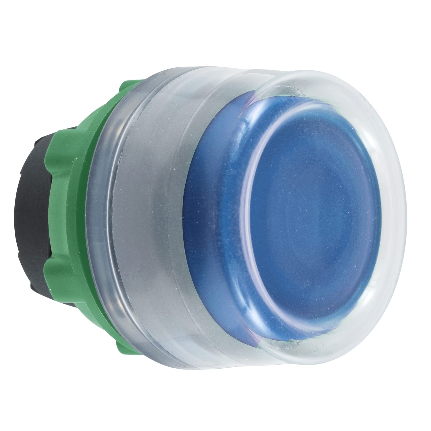 SCHNEIDER ELECTRIC - SNRZB5APA6C0 TESTA PULSANTE BLU CON CAPPUCCIO GRIGIO