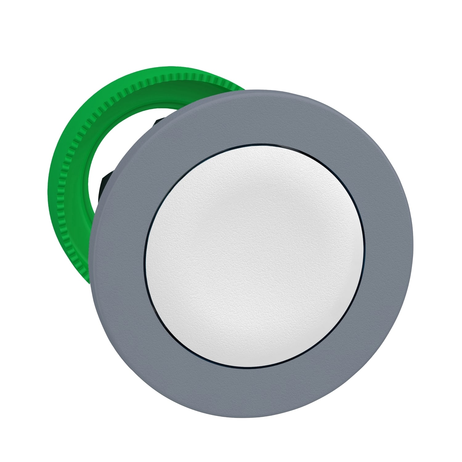 SCHNEIDER ELECTRIC - SNRZB5FA1C0 TESTA PULS. BIANCO A FILO GHIERA GRIGIA