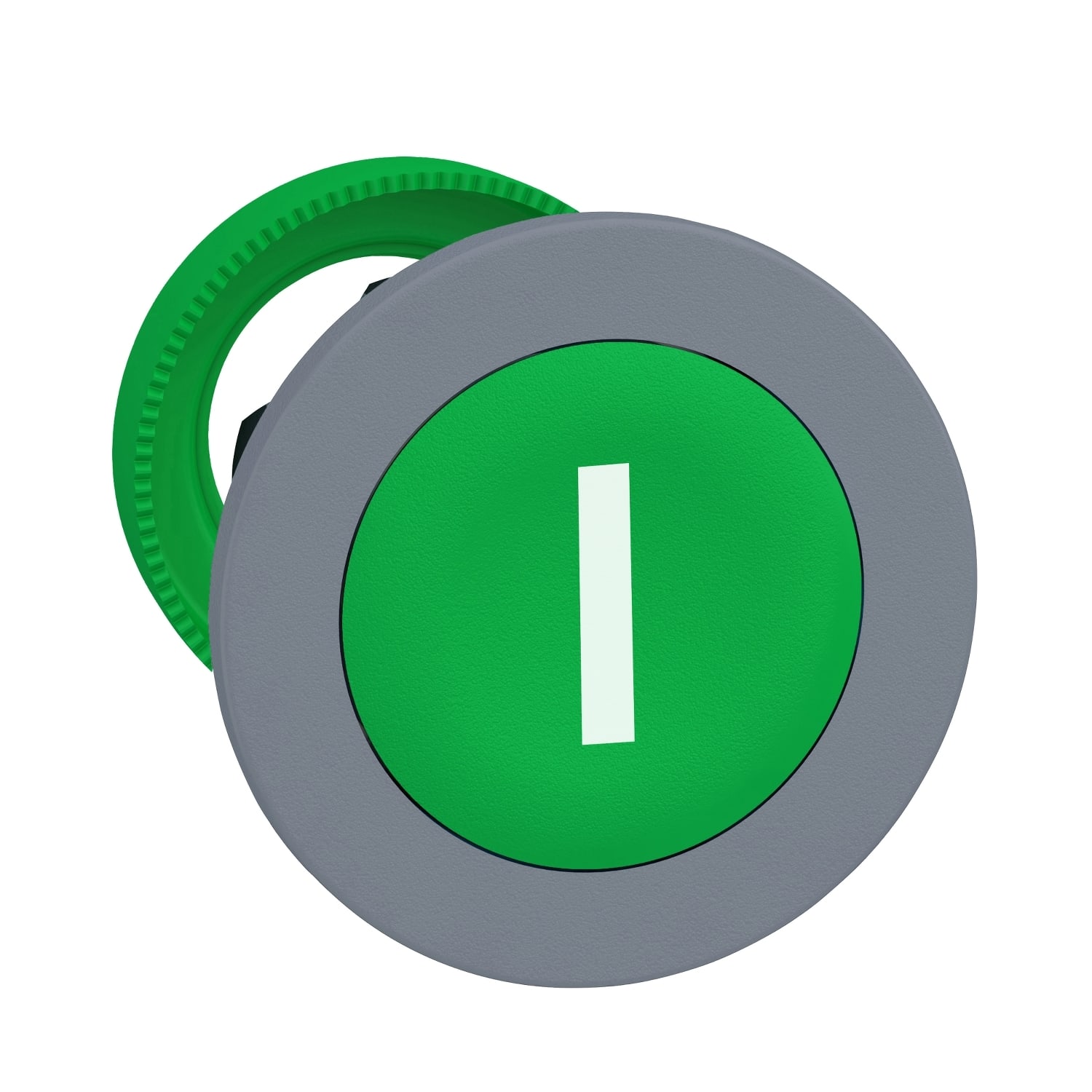 SCHNEIDER ELECTRIC - SNRZB5FA331C0 Testa puls. verde I a filo ghiera grigia