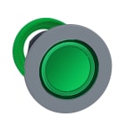 SCHNEIDER ELECTRIC - SNRZB5FW333C0 TESTA PULS.LUM. VERDE A FILO GRIGIO