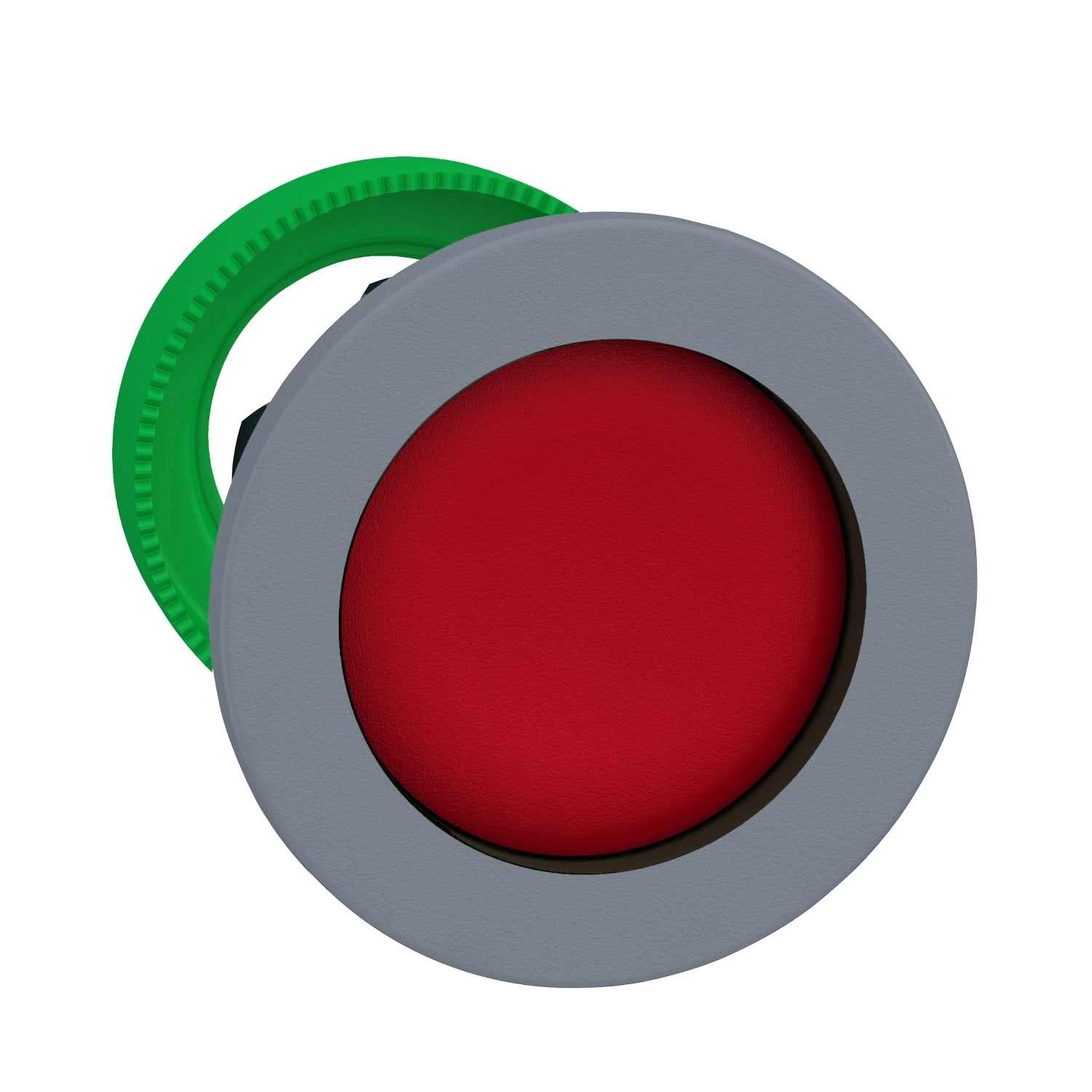 SCHNEIDER ELECTRIC - SNRZB5FA46C0 TESTA PULS.ROSSO GUARDIA A FILO GRIGIO