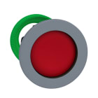 SCHNEIDER ELECTRIC - SNRZB5FA46C0 TESTA PULS.ROSSO GUARDIA A FILO GRIGIO