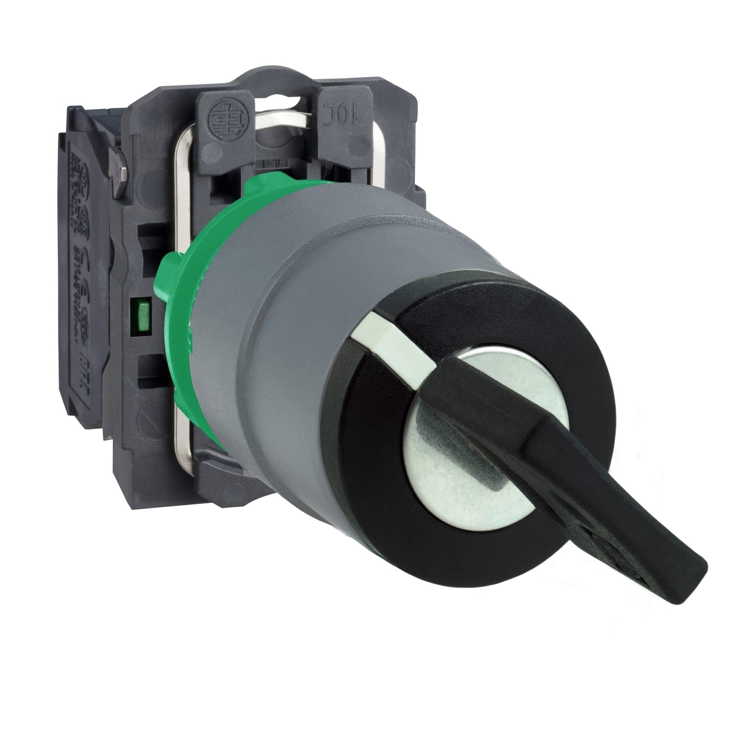 SCHNEIDER ELECTRIC - SNRXB5AD21C0 Selettore a leva 2 pos. ghiera grigia