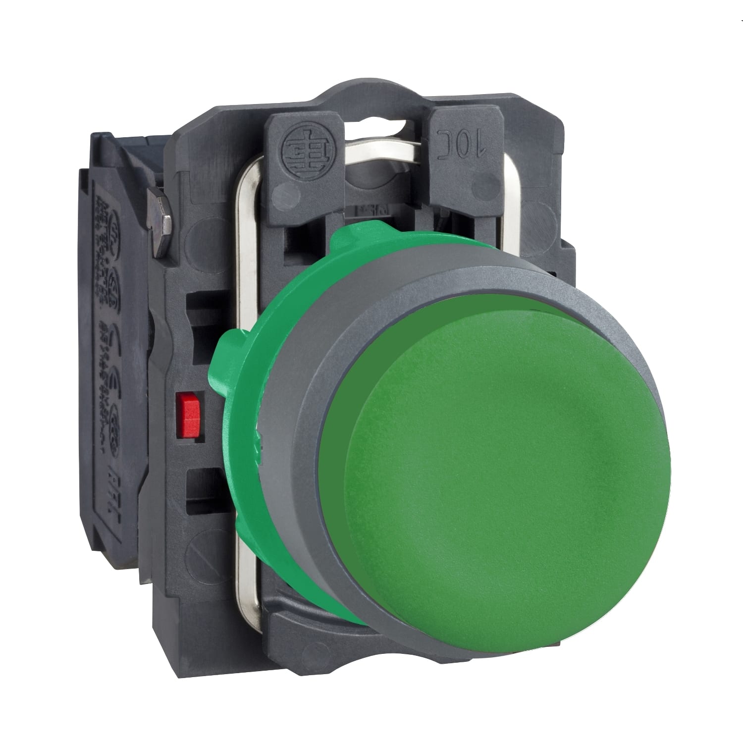 SCHNEIDER ELECTRIC - SNRXB5AP31C0 PULSANTE VERDE GHIERA GRIGIA