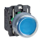 SCHNEIDER ELECTRIC - SNRXB5AP61C0 PULSANTE BLU GHIERA GRIGIA