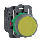 SCHNEIDER ELECTRIC - SNRXB5AA55C0 PULSANTE GIALLO NO+NC GHIERA GRIGIA