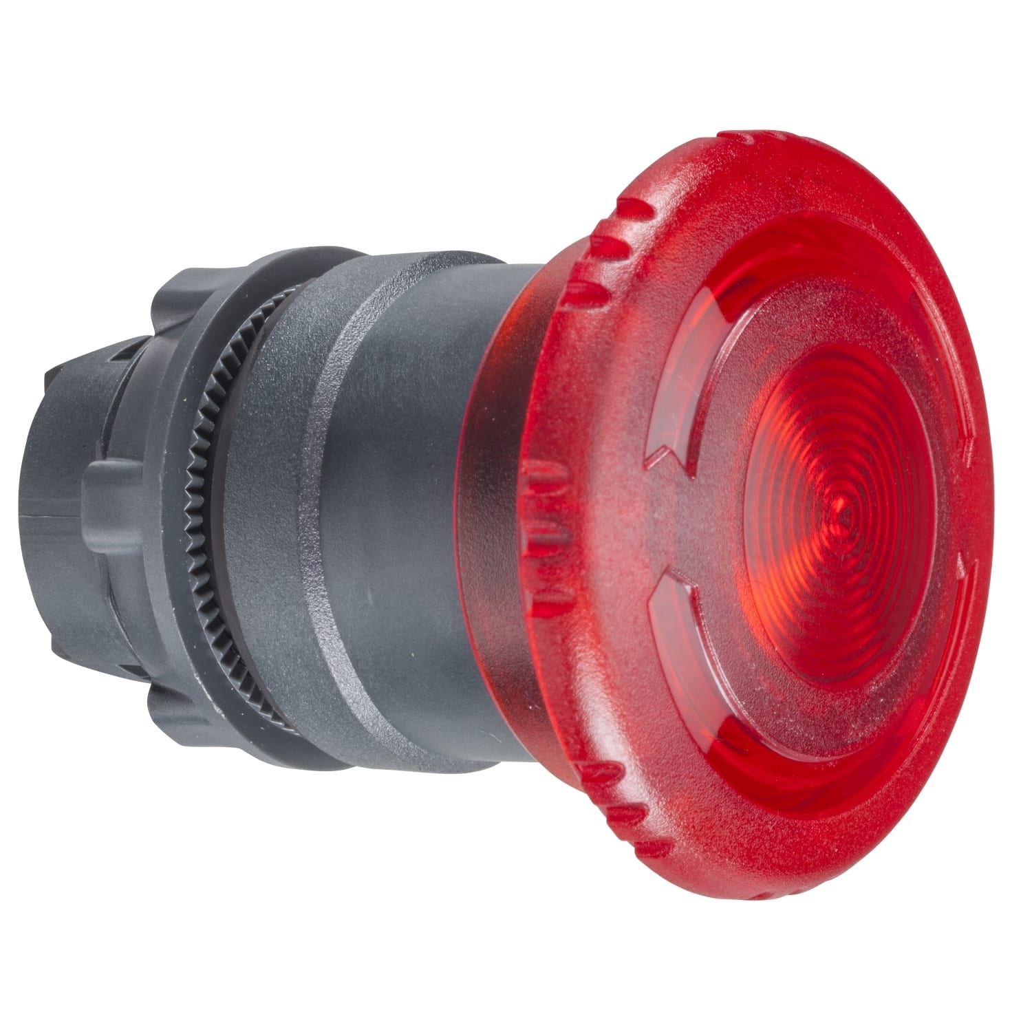 SCHNEIDER ELECTRIC - SNRZB5AW743 Testa pulsante a fungo Ø40 - sgancio a rotazione Ø22 - rosso- per LED universale