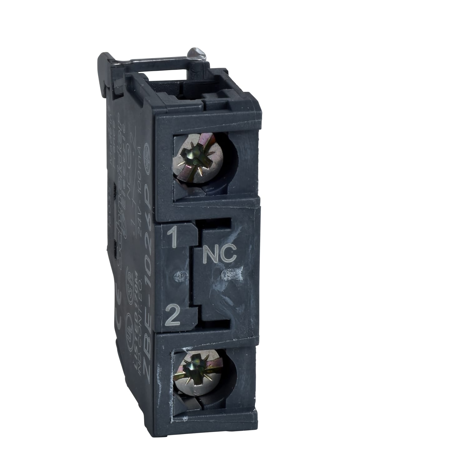 SCHNEIDER ELECTRIC - SNRZBE1026P Elemento di contatto- ZBE Ø22 - 1NC - dorato protetto contro le polveri