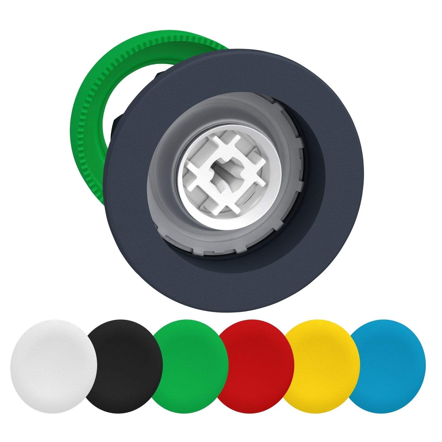 SCHNEIDER ELECTRIC - SNRZB5FA9 TESTA PULSANTE 6 CAPSULE FILOPANNELLO